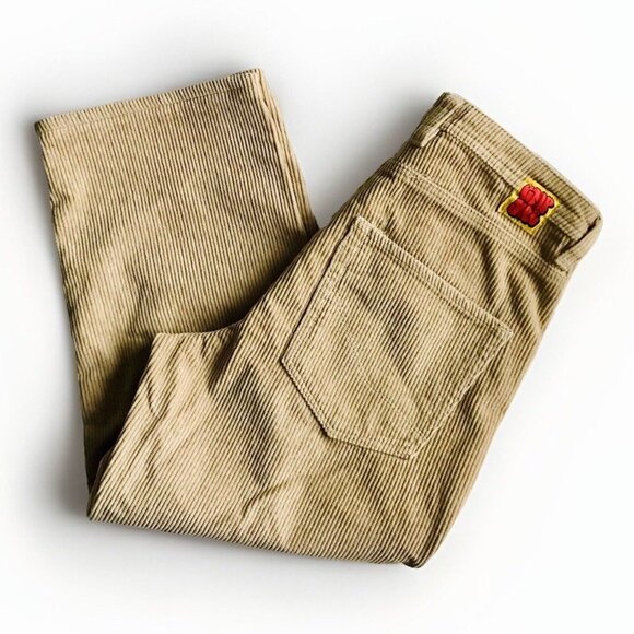 Empyre Corduroy Skate‎ Pants Baggy Loose Fit Beige Khaki Size 28 Short 28x23 - Picture 9 of 9
